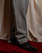 "HERMES" Cotton linen wide tapered slacks