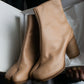 "MAISON MARGIELA" Calf leather beige color tabi boots