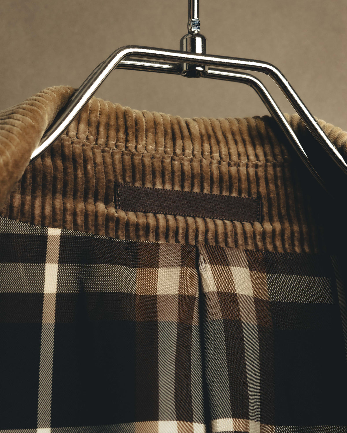 "Burberrys" 80's-90's Relaxed corduroy car coat