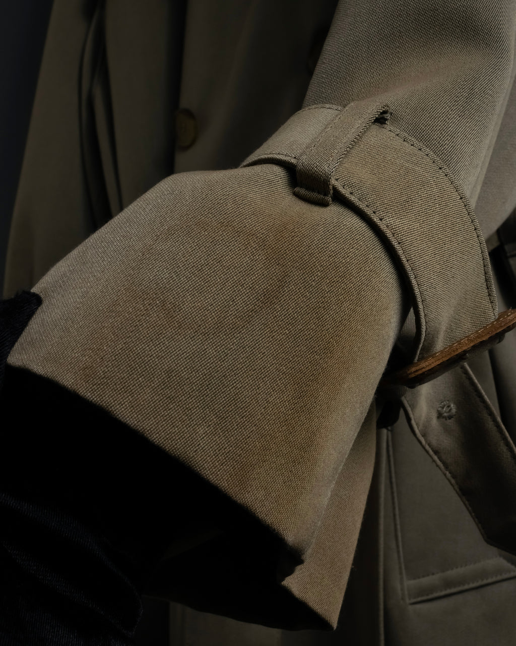 -SPECIAL- "Burberrys" 90's Collar switching two-tone trench coat