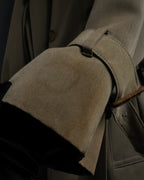 -SPECIAL- "Burberrys" 90's Collar switching two-tone trench coat