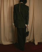 -SPECIAL- "GUCCI" 90’s Tom ford design suede tailored jacket