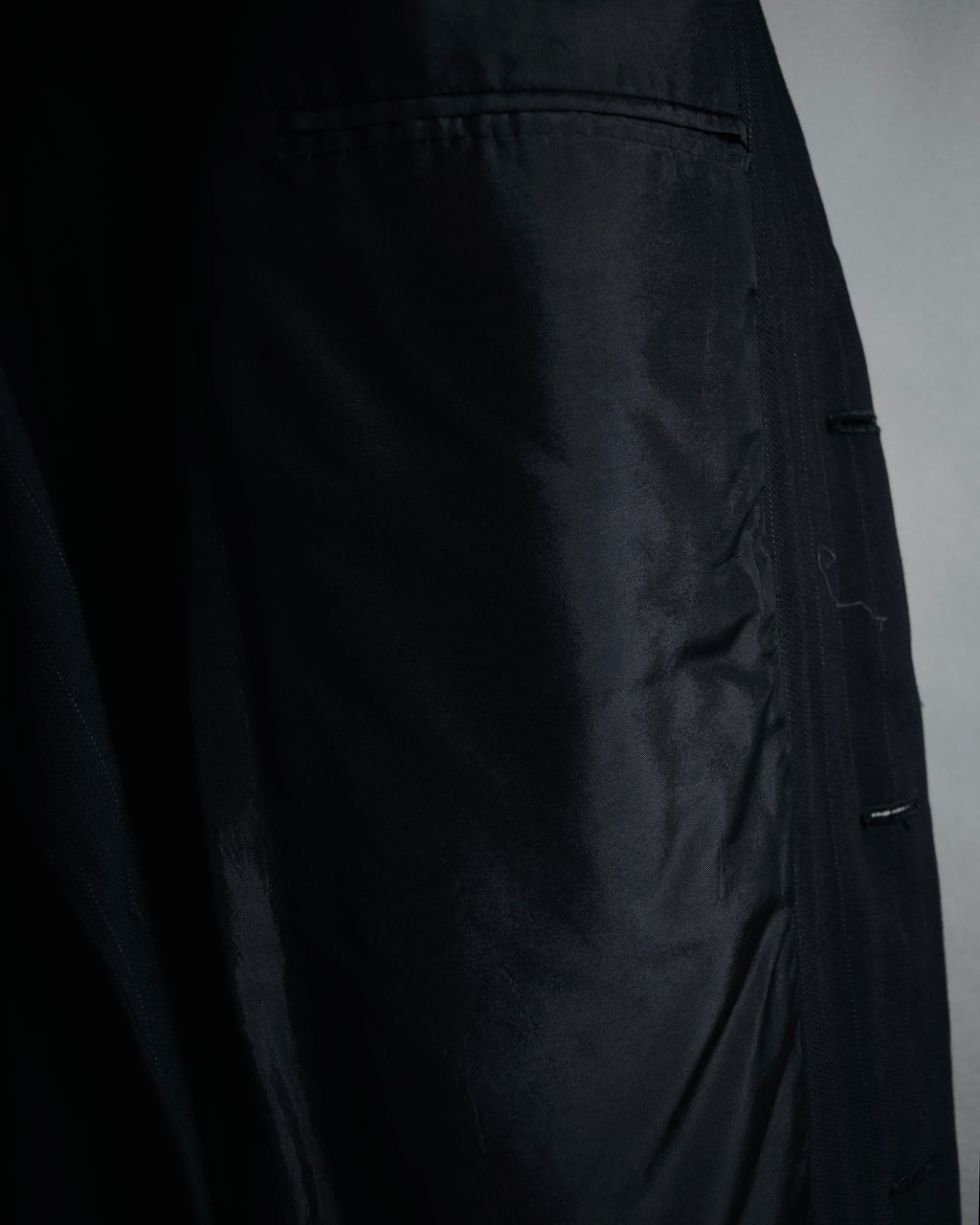 "GIORGIO ARMANI" 90’s pinstripe soft-tailored suit set