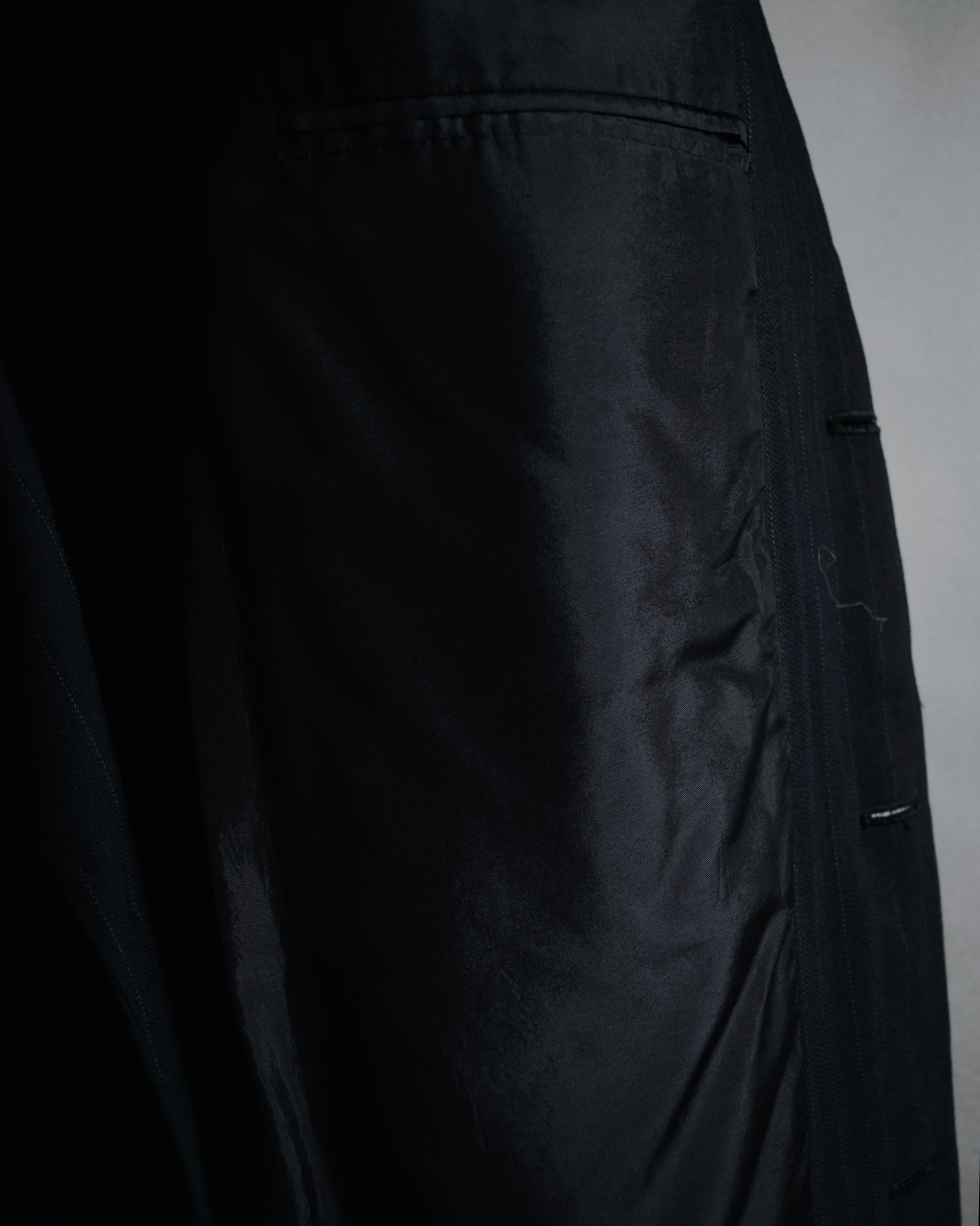 "GIORGIO ARMANI" 90’s pinstripe soft-tailored suit set