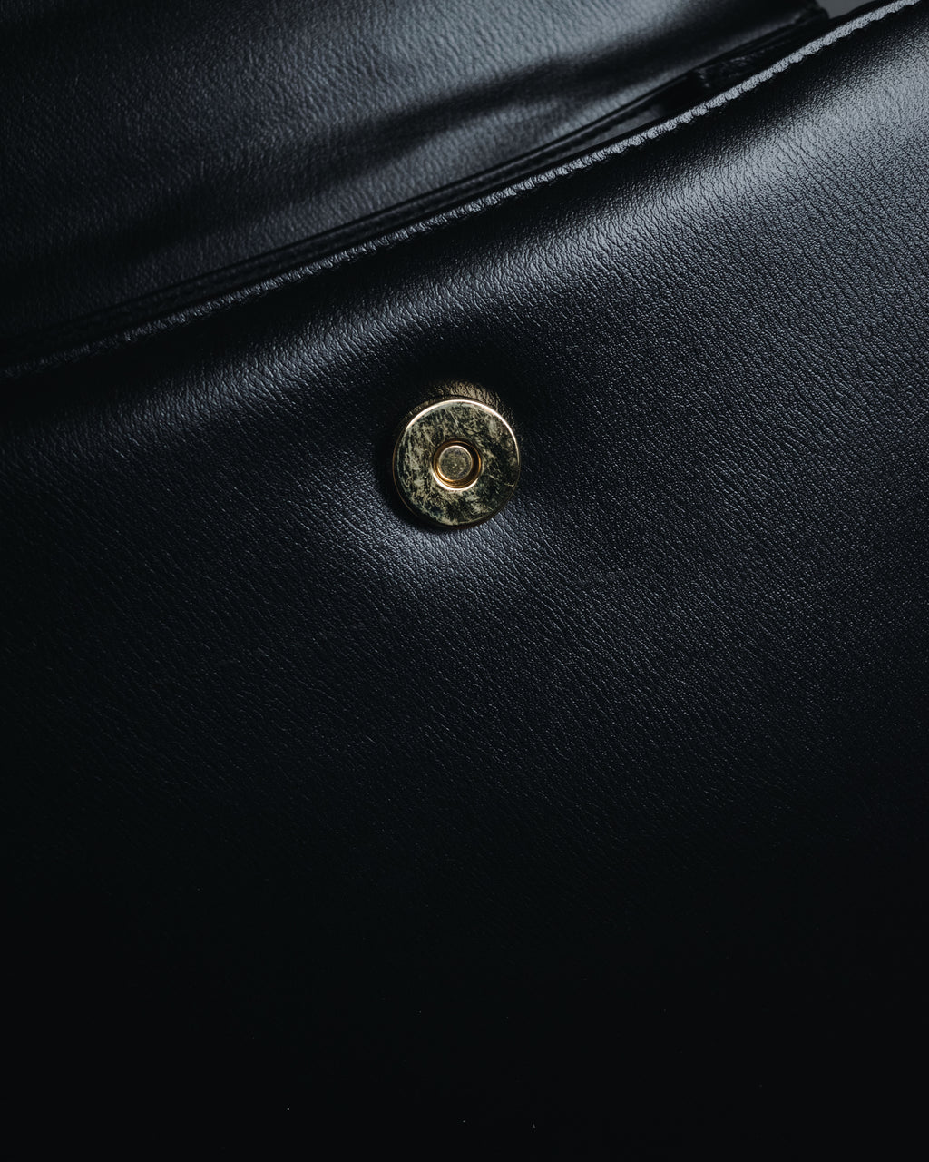 "PIERRE BALMAIN" 80’s-90’s box calf gold bar top handle bag