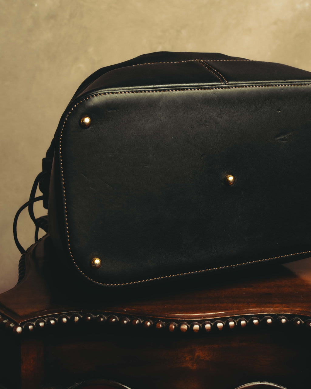 "LOEWE" 90's-10's classic drawstring shoulder bag