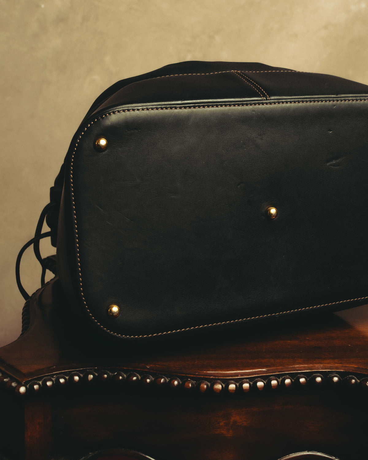 "LOEWE" 90's-10's classic drawstring shoulder bag