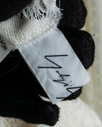 "YOHJI YAMAMOTO" 1992SS eyelet cutwork lace design long skirt