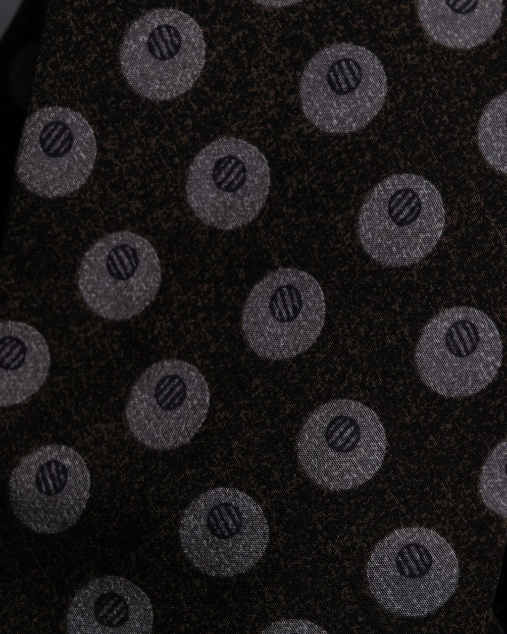 "GIORGIO ARMANI" Oval motif dot silk necktie