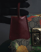 -SPECIAL- "GUCCI" Michele-era floral padlock design chain shoulder bag