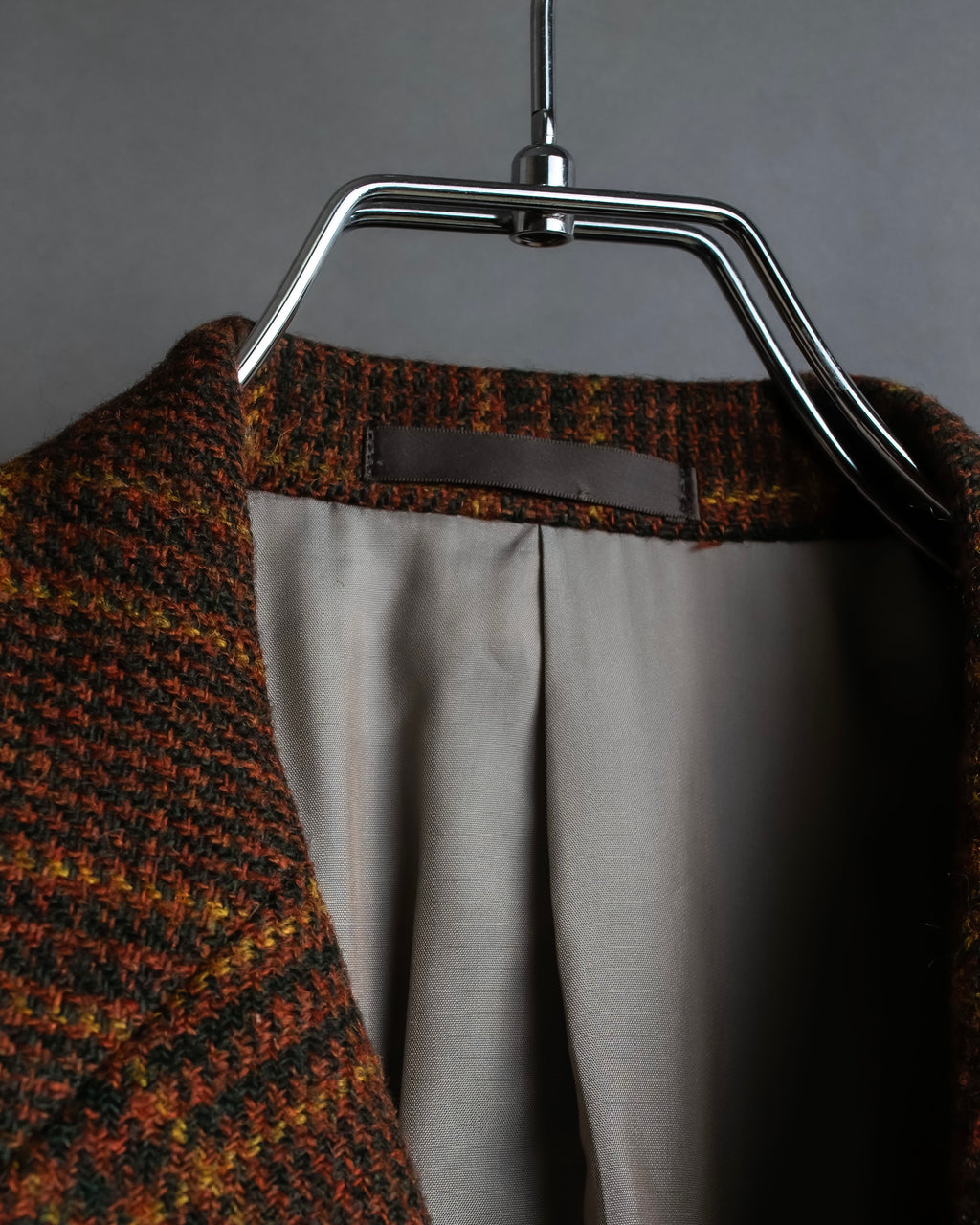 "Burberrys" Warm-colored checked twill tailored jacket
