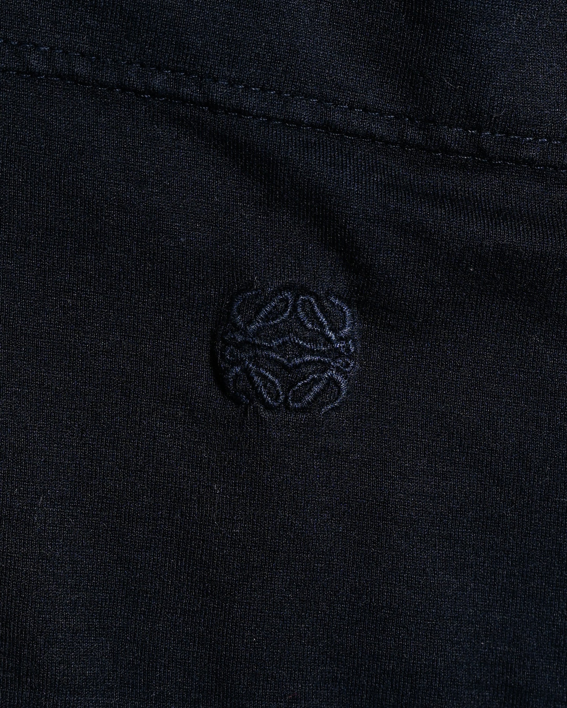 LOEWE/ Anagram Embroidered Short Sleeves Polo Shirt