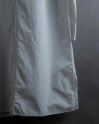 "MAISON MARGIELA" 18AW No-collar design Super long shirt