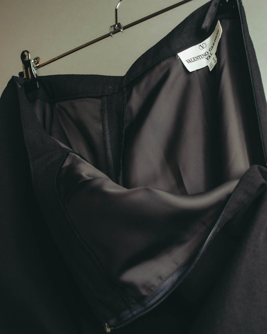 "VALENTINO GARAVANI" 90's-00's Sheer side striped wide trousers