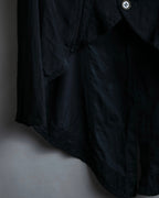 “Y’s COMPOSITION: SEE ATTACHED LABEL” Layered design multi buttons tail coat