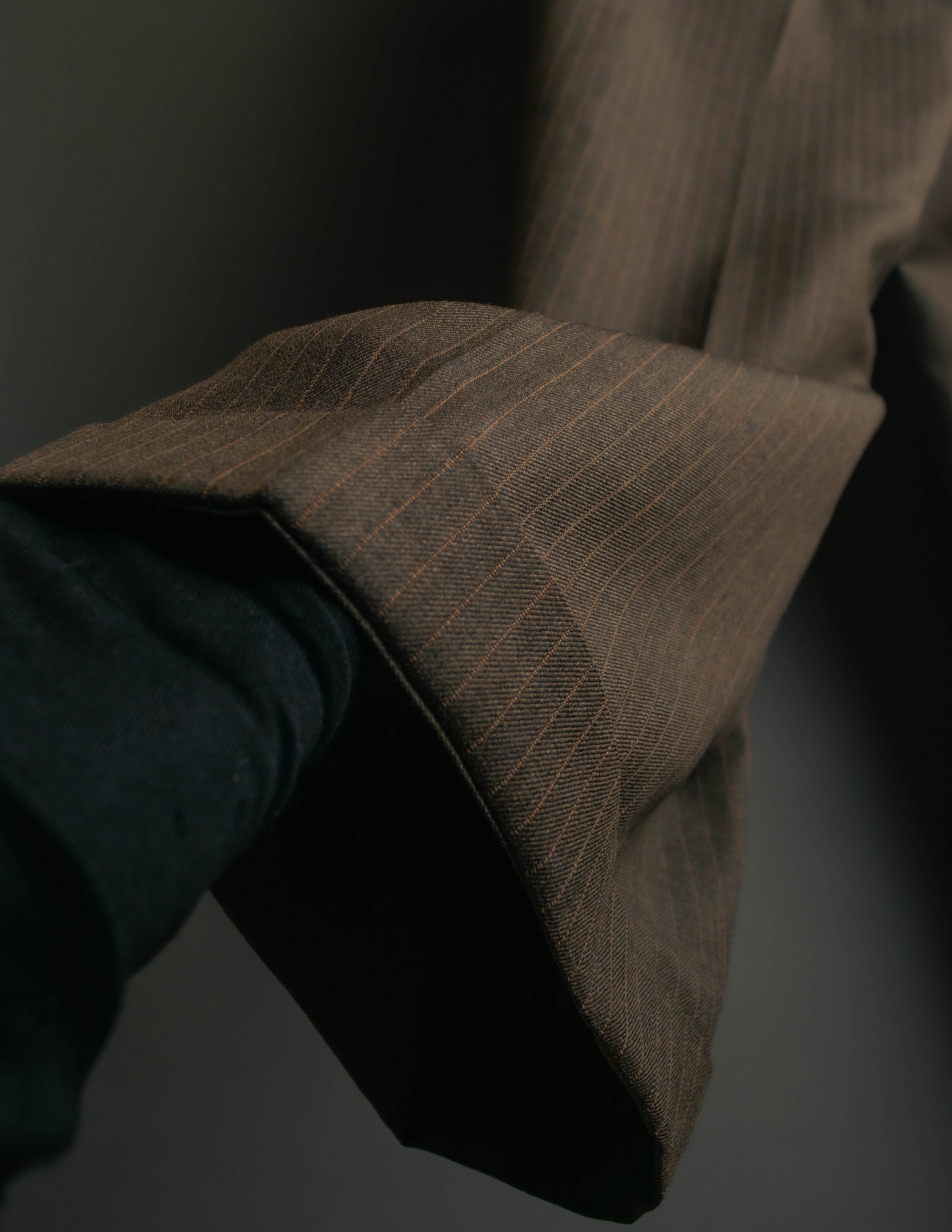 "BURBERRY LONDON" 00's-10's Classic striped double-breasted wool suit