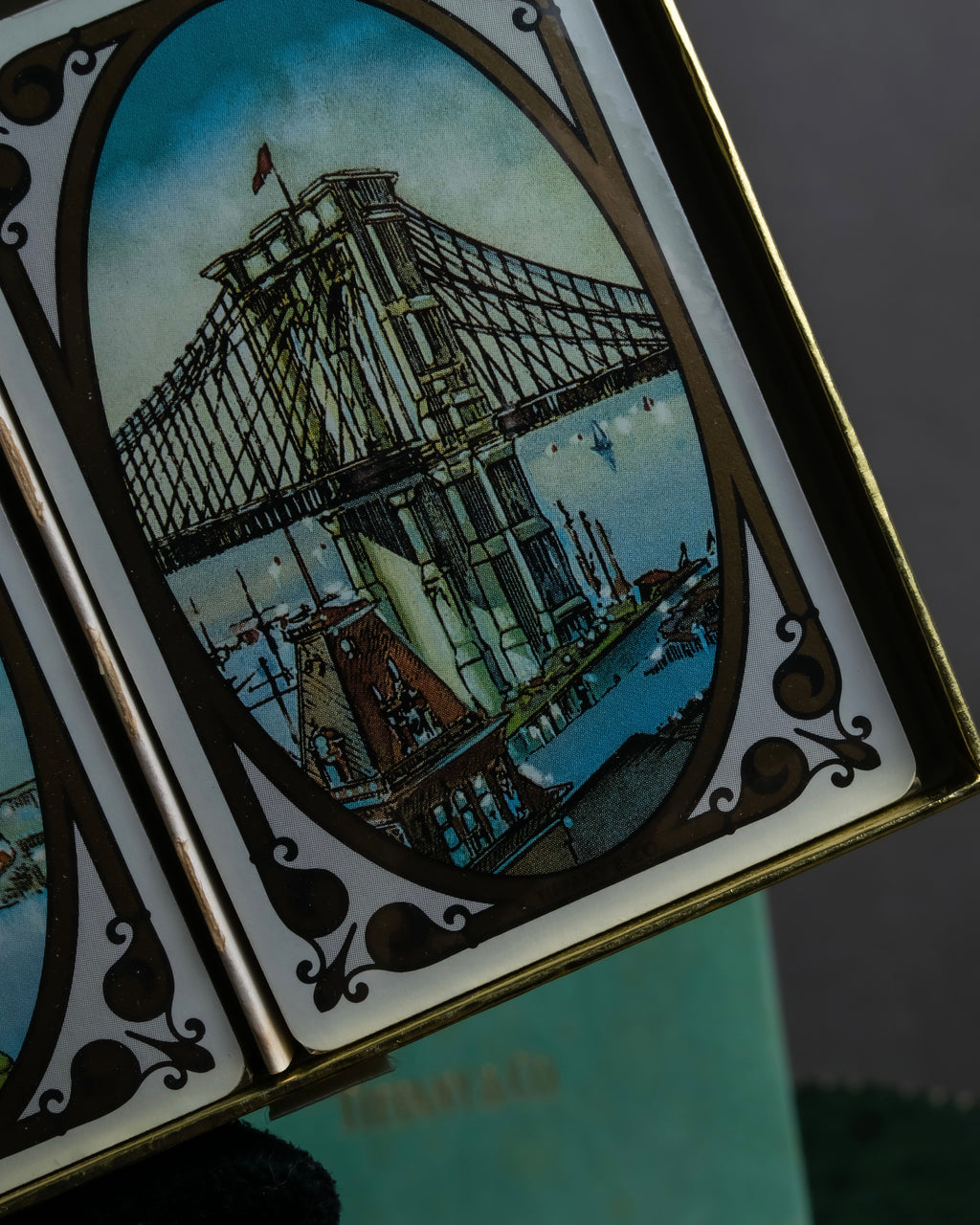 "Tiffany&Co" American motif playing card set