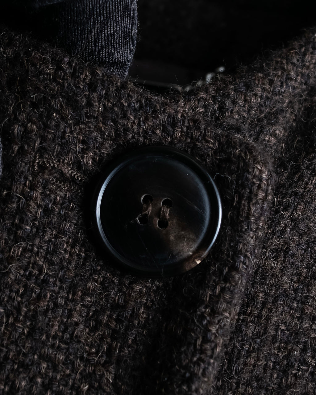 "DOLCE & GABBANA" Fringe scarf included double-breasted coat