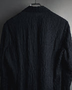 "ISSEY MIYAKE" 98SS Cotton shrunken tailored jacket