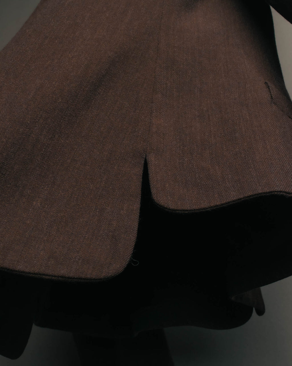 "Salvatore Ferragamo" 90's Shoe-motif gold button wool tailored jacket