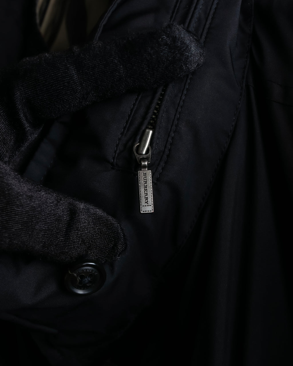 "BURBERRY" Windbreaker design stand collar blouson