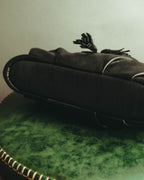 “SAN HIDEAKI MIHARA” 2000’s-2010’s black leather chain shoulder bag