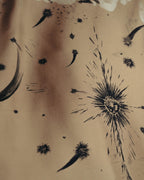 –SPECIAL– "Christian Dior" Celestial print silk square scarf