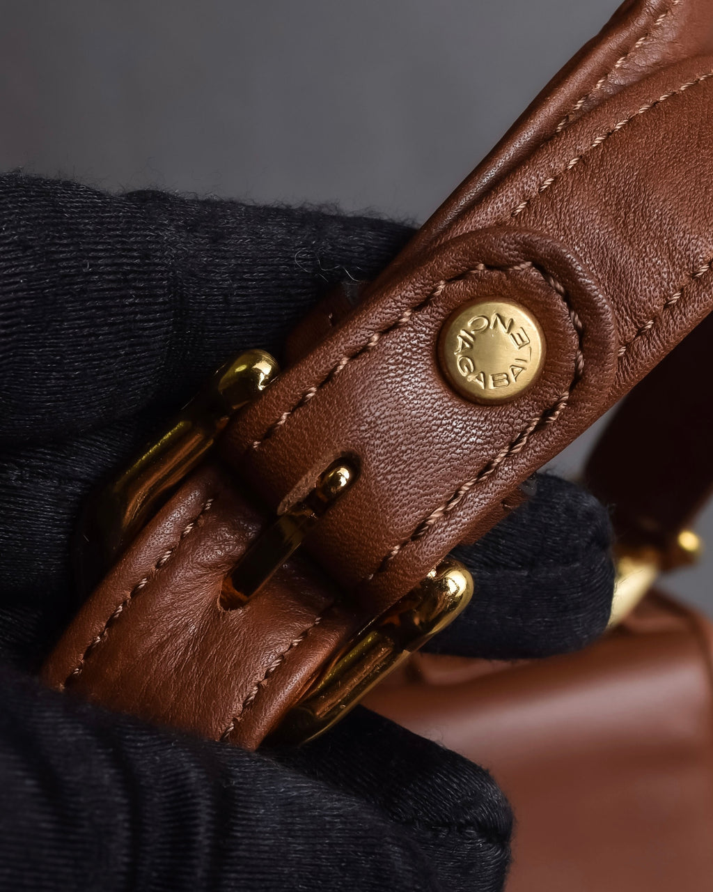 "BALENCIAGA" Water repellent flap square leather bag