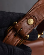 "BALENCIAGA" Water repellent flap square leather bag