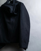 "HELMUT LANG" Short length wool riders jacket