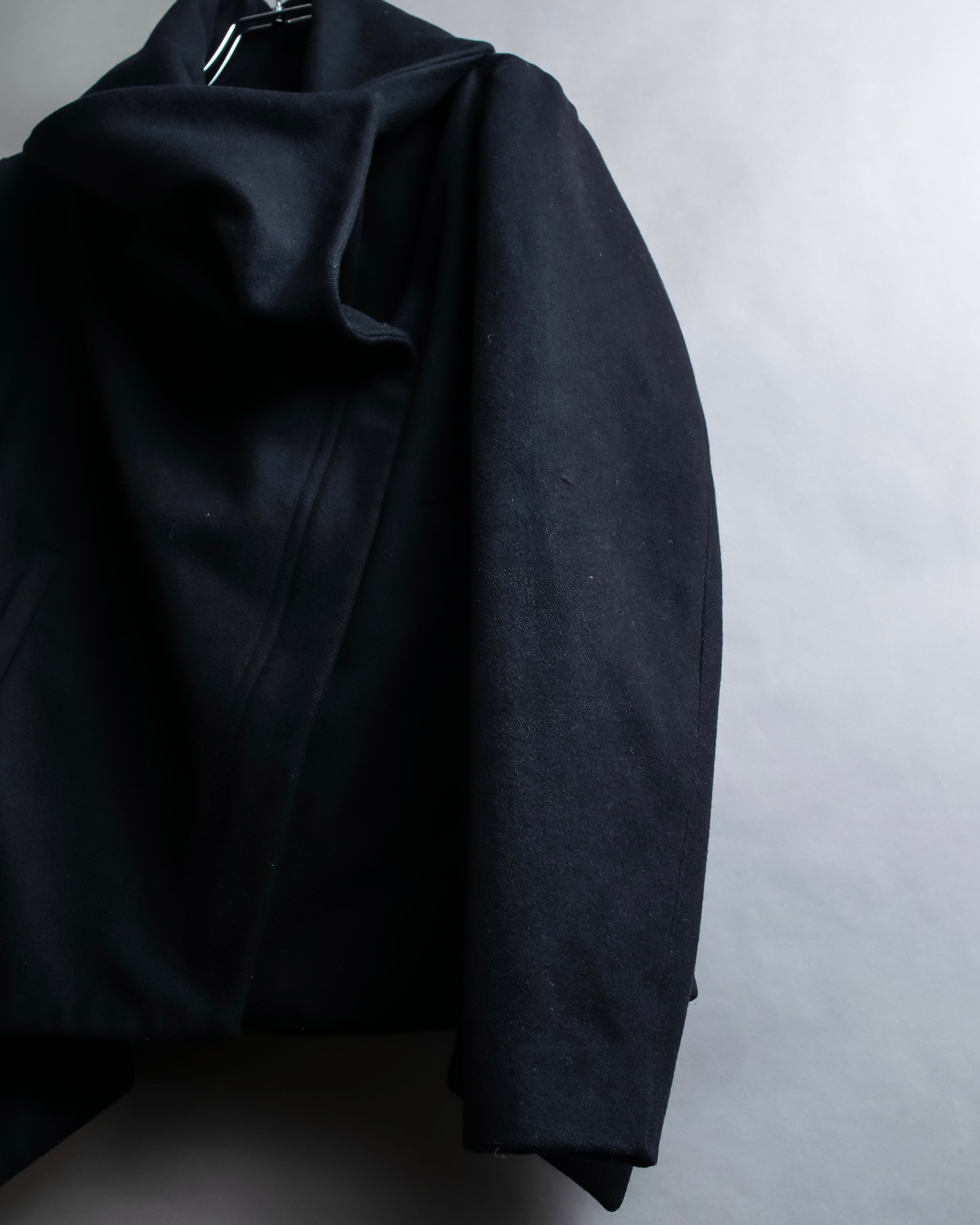 "HELMUT LANG" Short length wool riders jacket