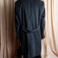 "GIANERANCO FERRE" Angora wool blend long chester coat