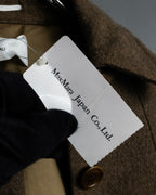 "SPORTSMAX" Carving flap design mid-length coat