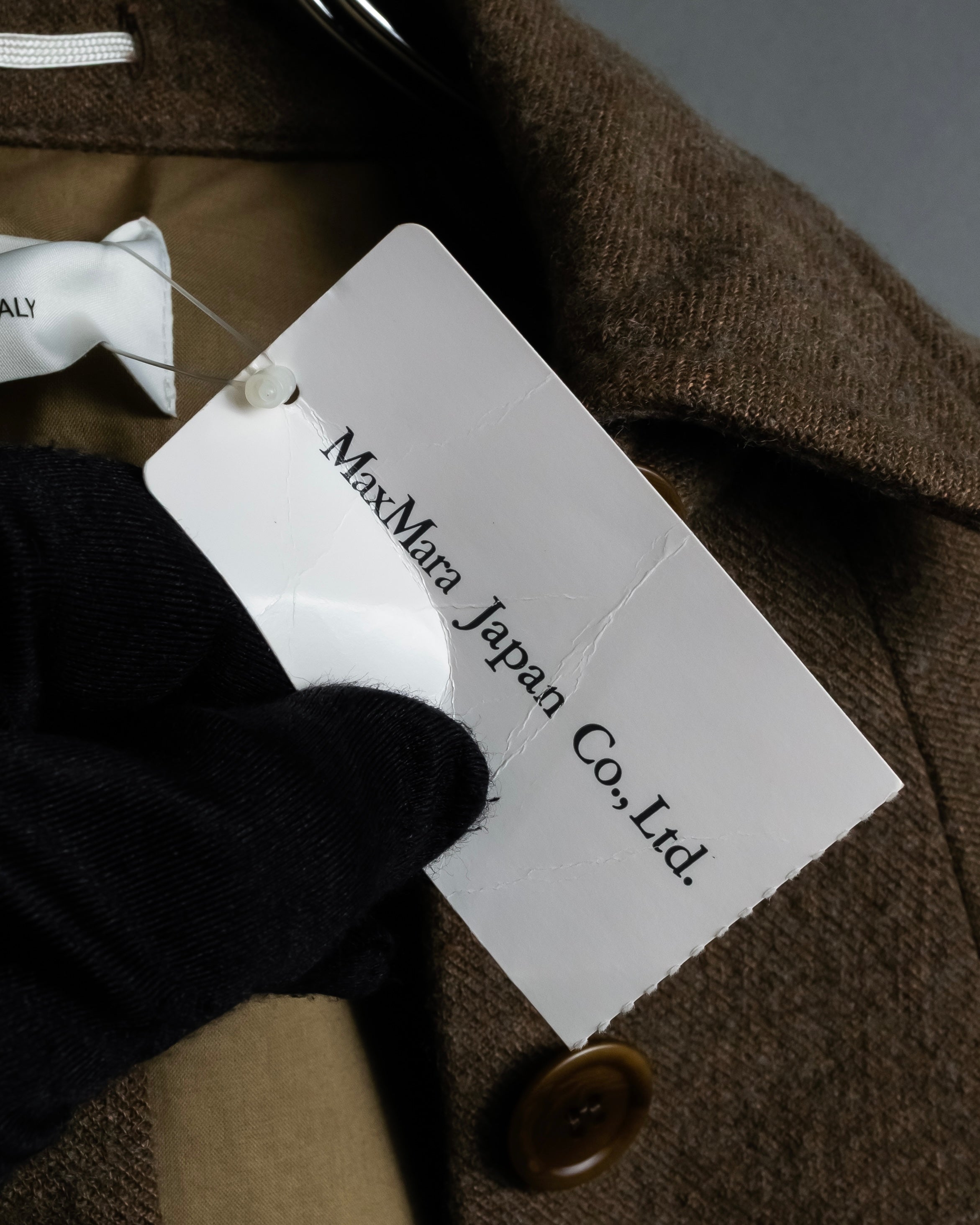 "SPORTSMAX" Carving flap design mid-length coat