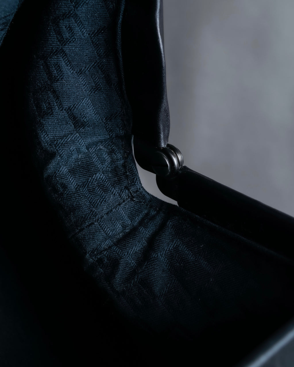 "GUCCI" Vintage gold metal fittings mini doctor bag