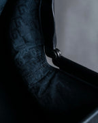 "GUCCI" Vintage gold metal fittings mini doctor bag