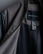 “DOUBLE STANDARD CLOTHING” Designed sleeve hooded middle coat