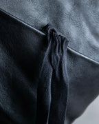 "MARNI" Side ribbon design rounded body leather bag