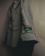 -SPECIAL- “GUCCI” 2019-2021 Glen check double-breasted wool suit