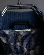 Vintage jacquard floral pattern jacket