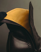 "Hermès" Minimal dark brown leather ankle boots