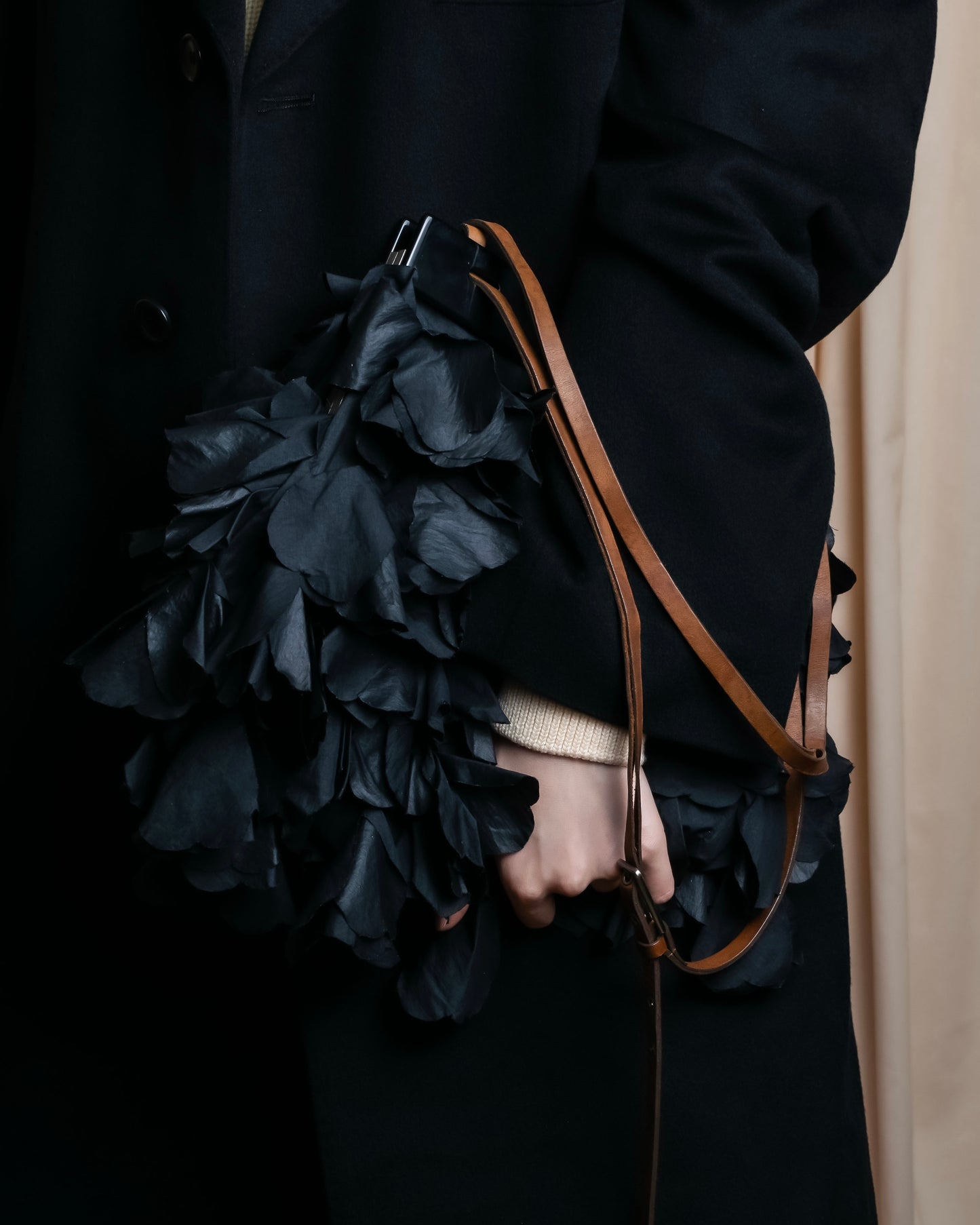 "MARNI" Frill tiered detail shoulder bag