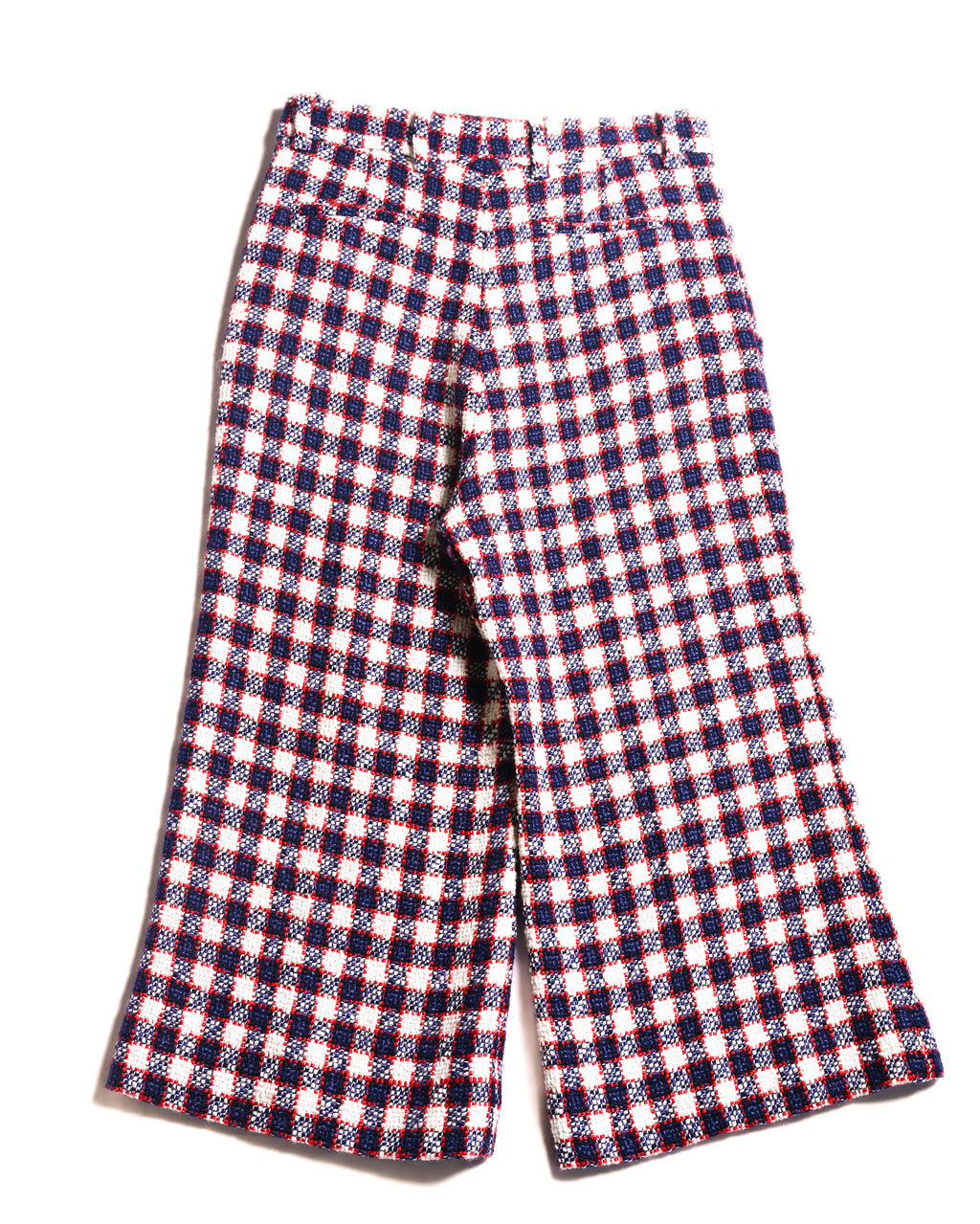 GUCCI by Alessandro Michele / Checkered Pattern Tweed Culotte Pants