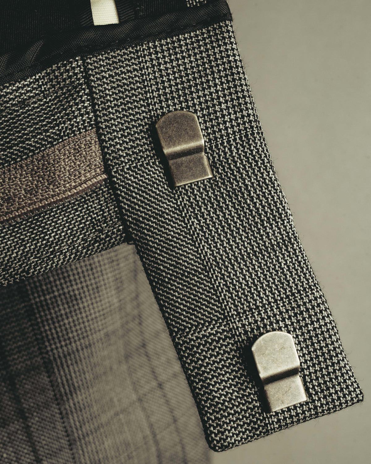 -SPECIAL- “GUCCI” 2019-2021 Glen check double-breasted wool suit