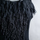 "BOTTEGA VENETA" Organza & fringe design sleeveless dress