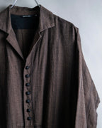 "pas de calais" compact collar long dress