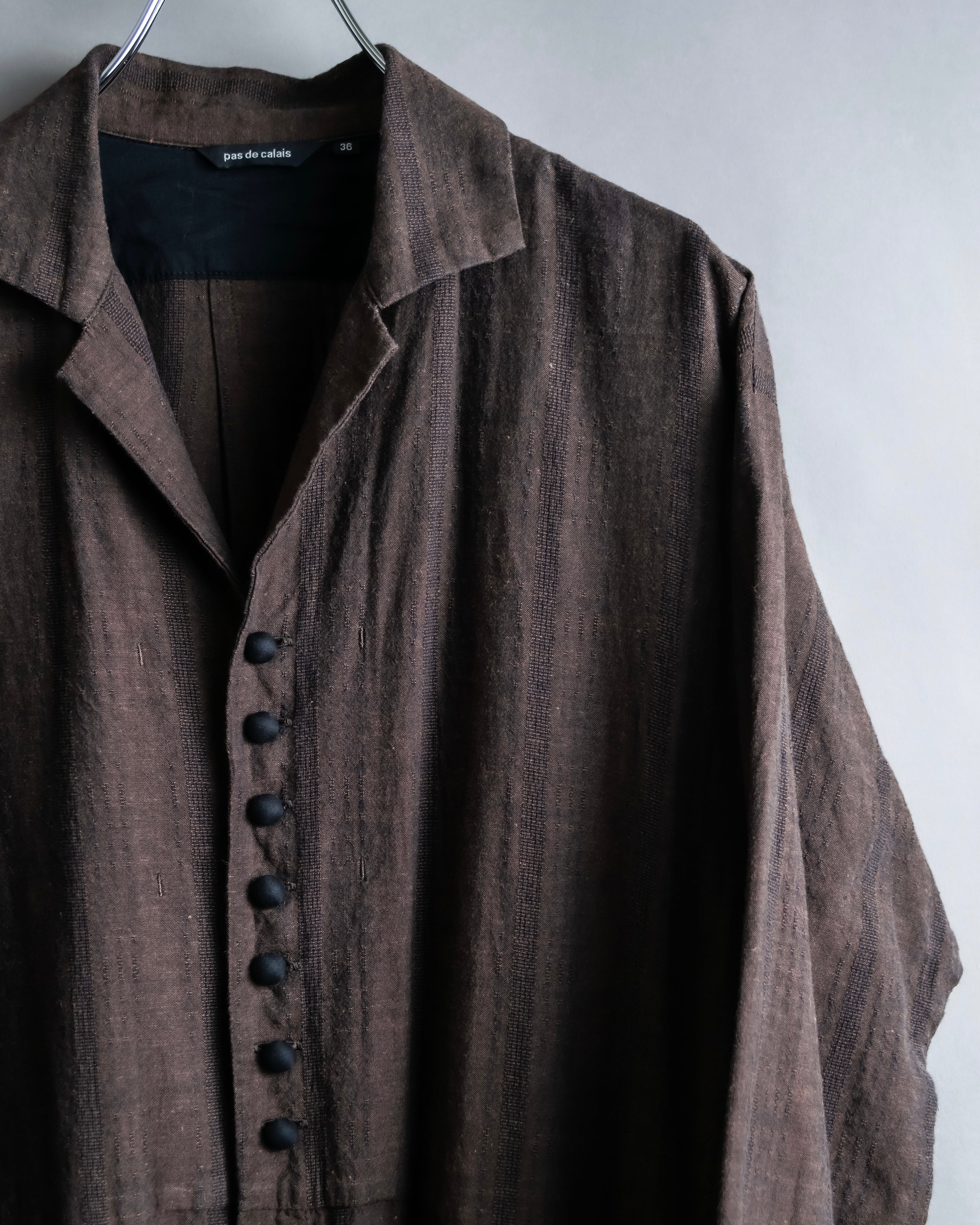 "pas de calais" compact collar long dress