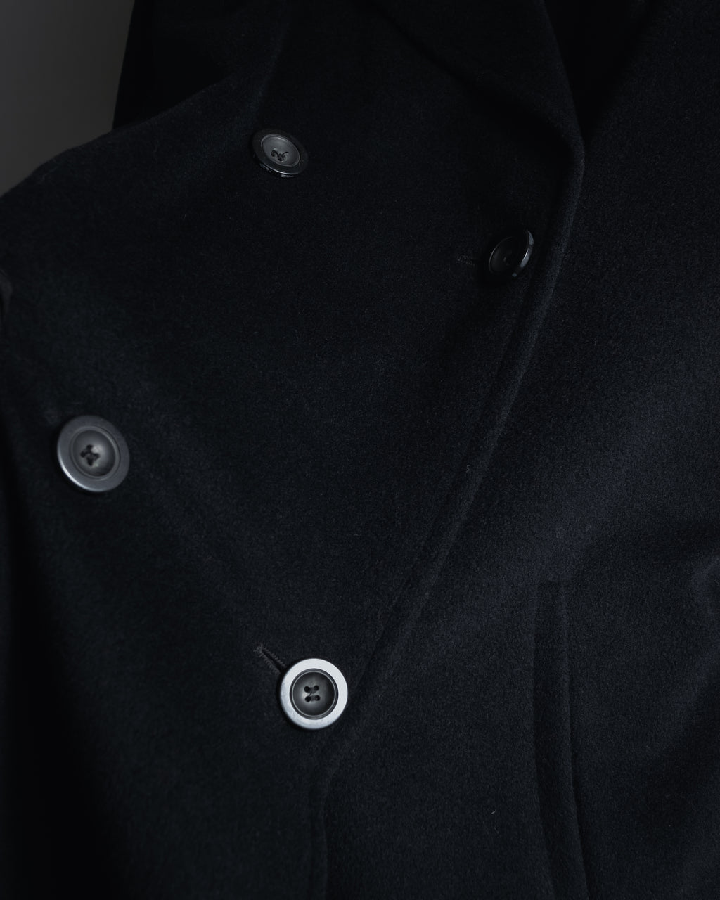 "Max Mara" 90’s-00’s Double-breasted virgin wool coat