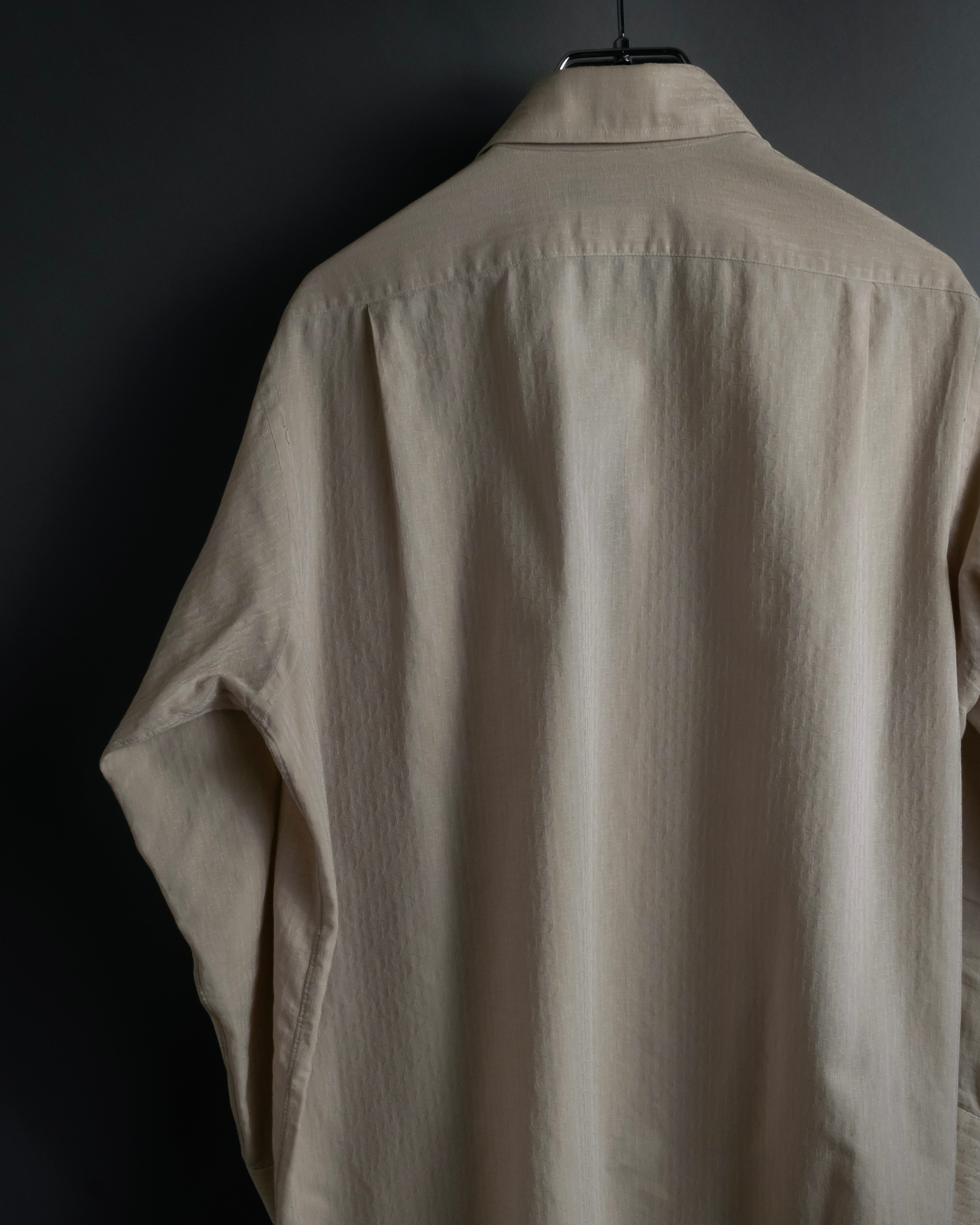 "CHRISTIAN DIOR MONSIEUR" 80's Marc Bohan design woven shirt