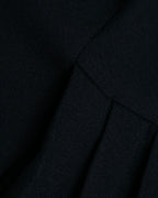 "Christian Dior" Wool draped pleated flared skirt